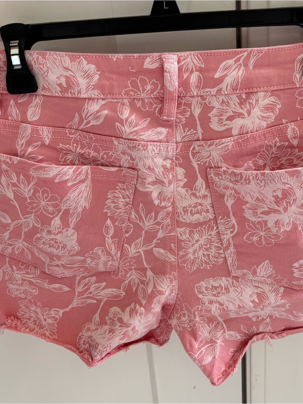 Risen Jeans Pink Floral Denim Shorts - Women's - Picture 3 of 3